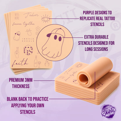 Stencil Skins® Pre-printed Fineline Designs