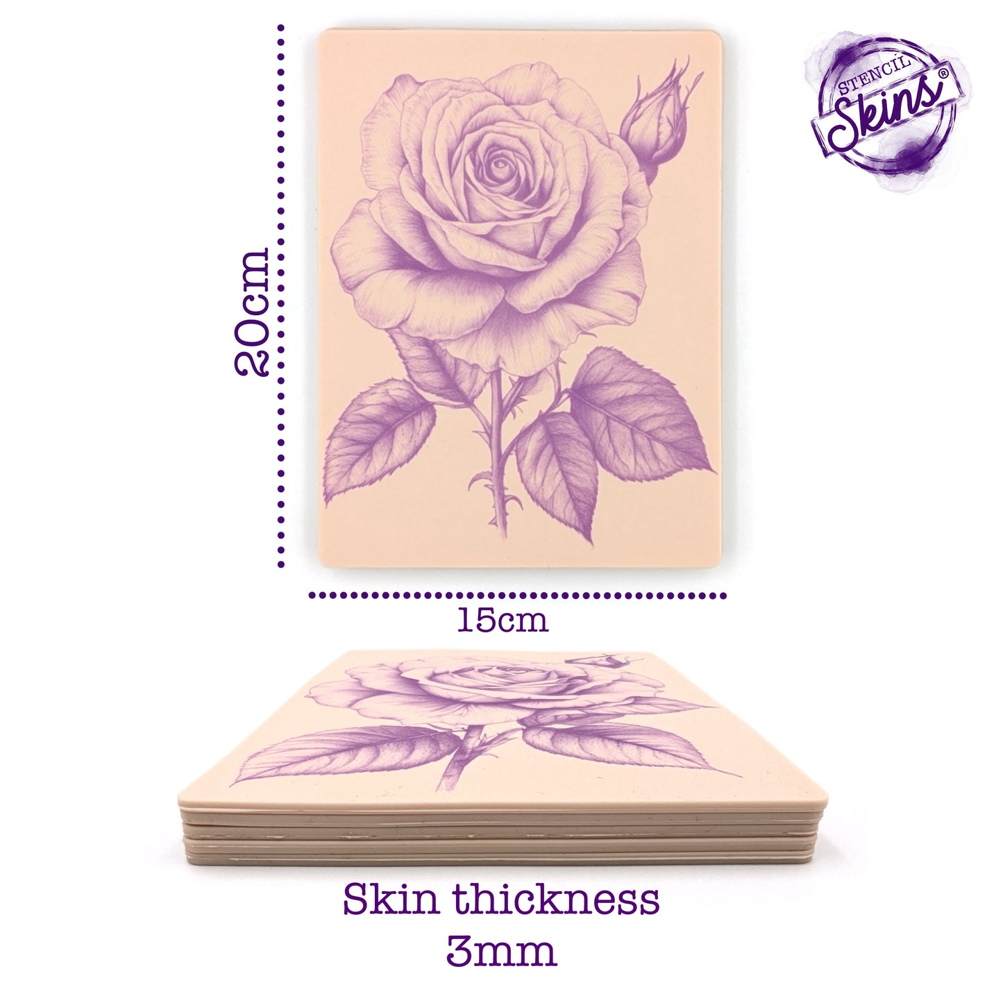 Realistic roses set