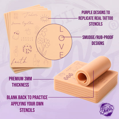 Stencil Skins® Pre-printed Fineline Designs