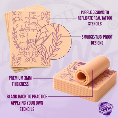 Stencil Skins® Pre-printed Traditional Designs