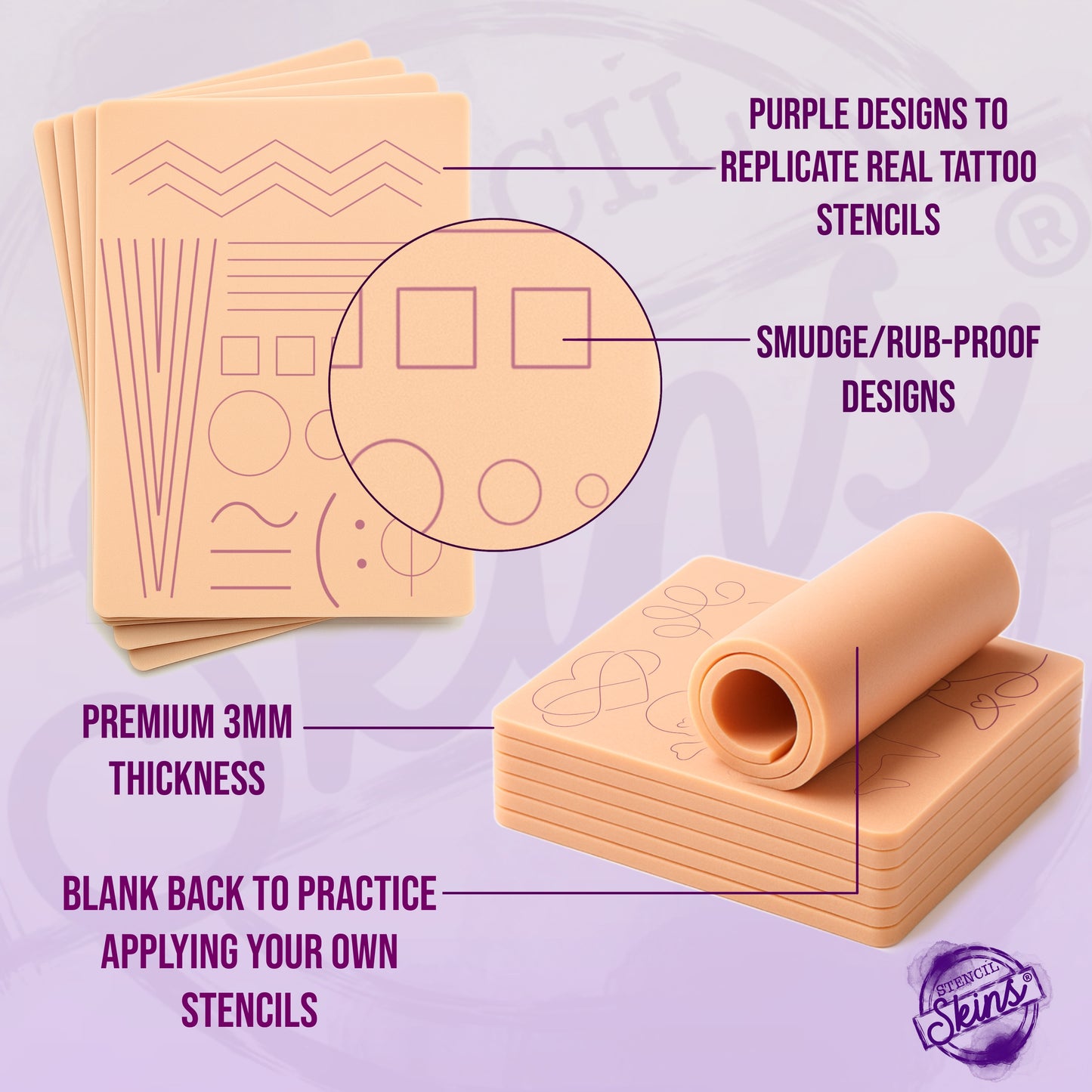 Stencil Skins® Pre-printed Apprentice Designs