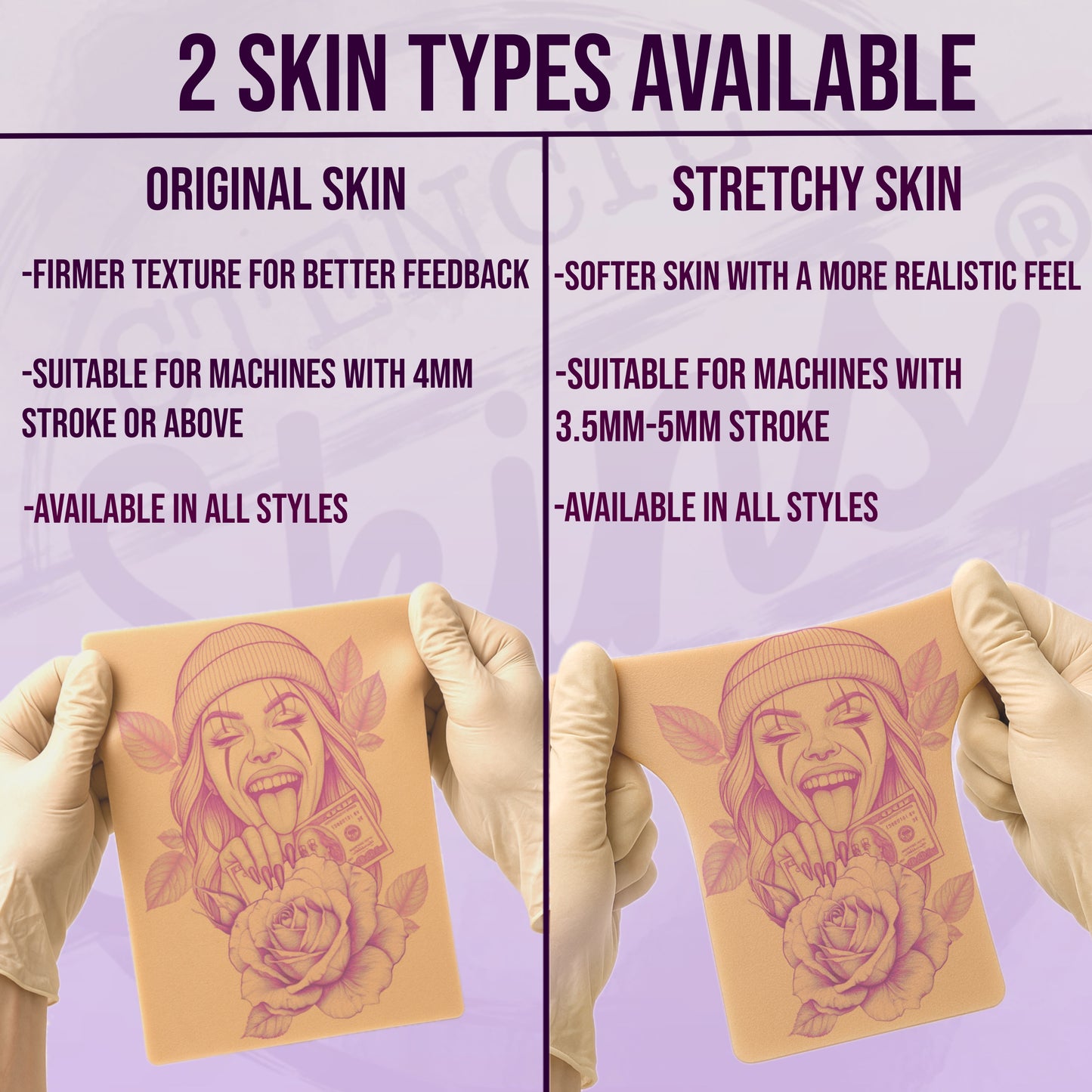 Stencil Skins® Pre-printed Chicano Designs