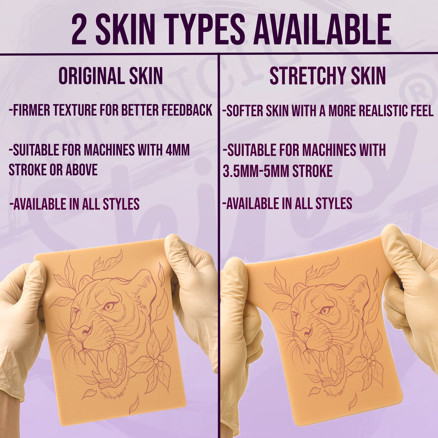 Stencil Skins® Pre-printed Neo Traditional Designs