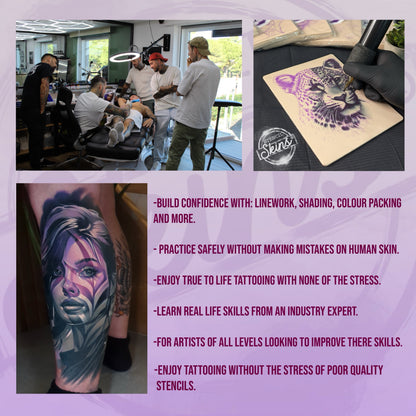 Stencil Skins® Pre-printed Apprentice Designs