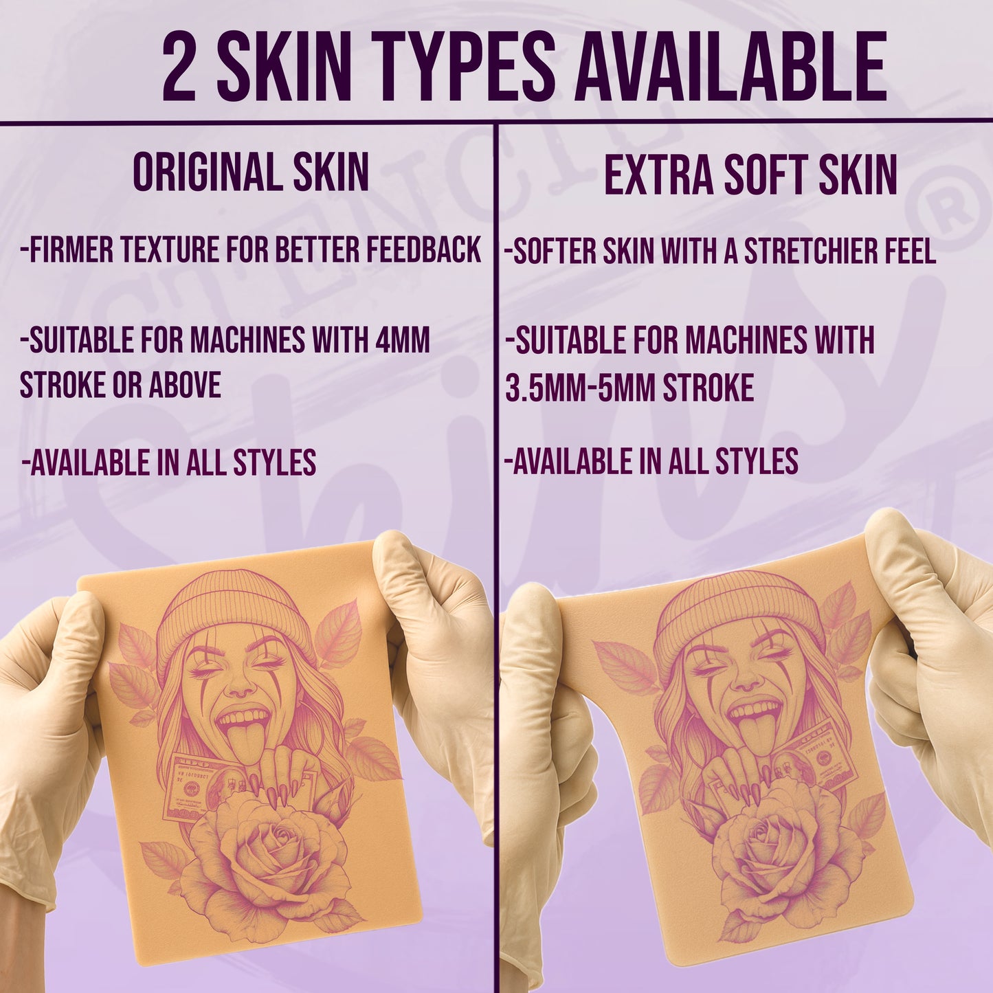 Stencil Skins® Pre-printed Chicano Designs