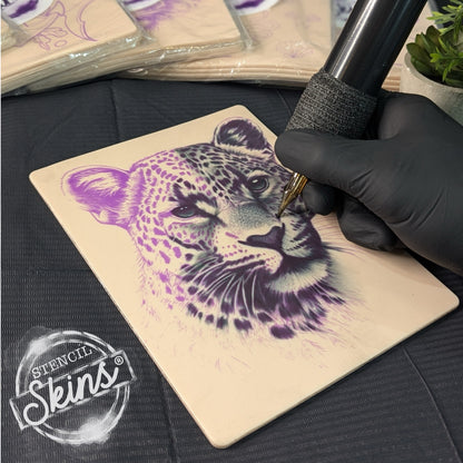 Stencil Skins® Pre-printed Realistic Big Cat Designs
